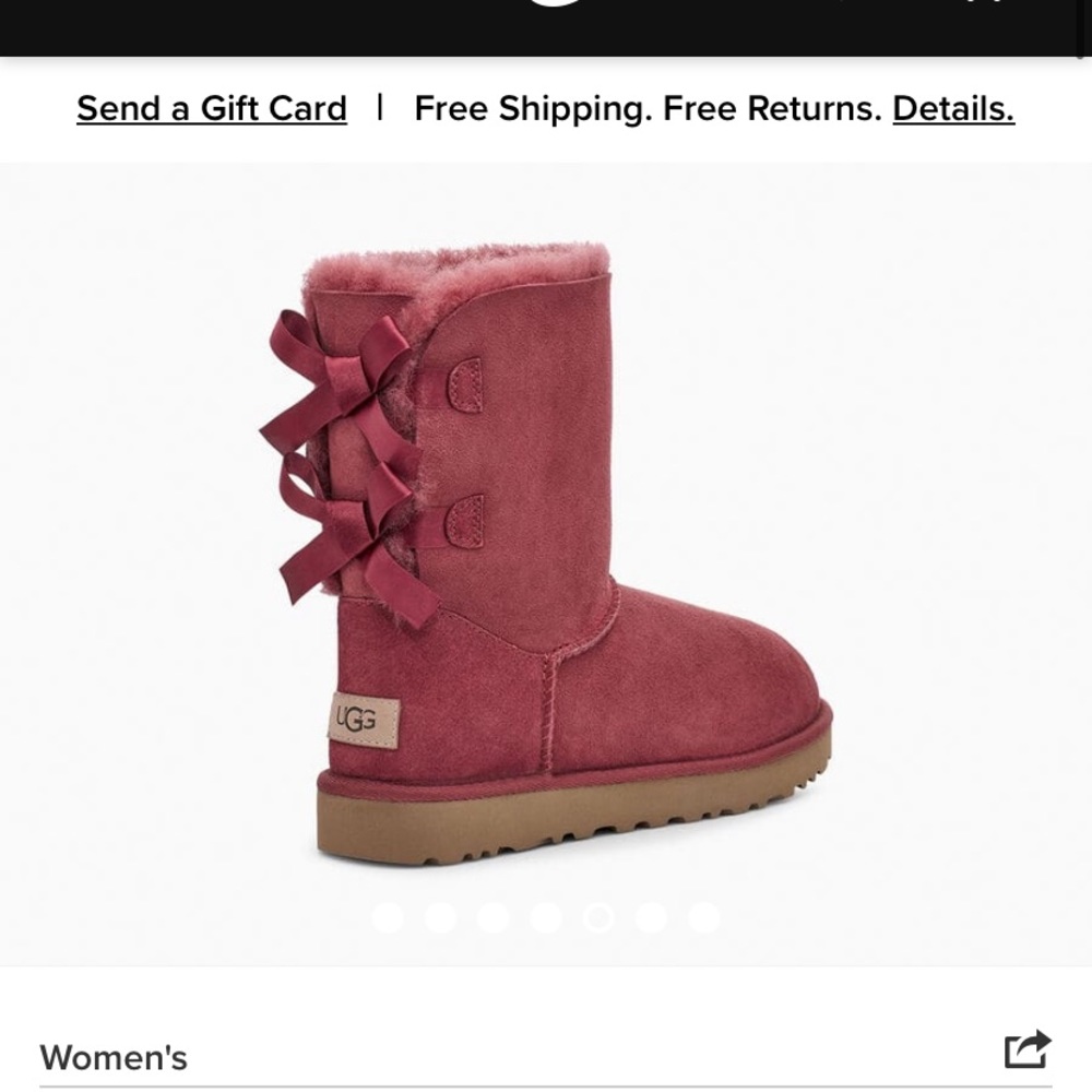 Ugg boots Bailey bow